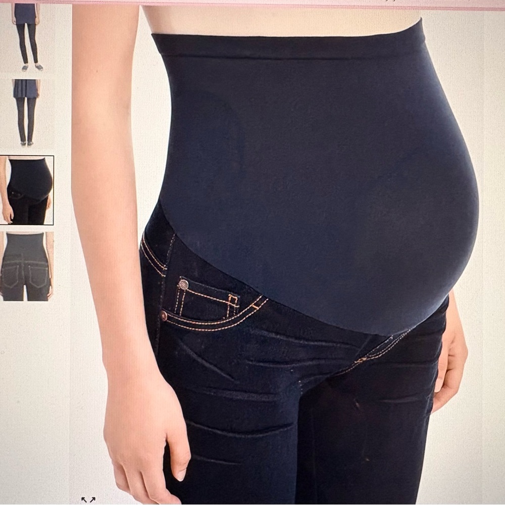 Indigo Blue Maternity Navy Blue Jeans